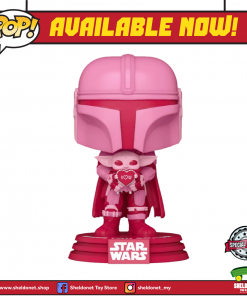 FUNKO Pop! Star Wars: Valentines - Mandalorian With Grogu [Exclusive]