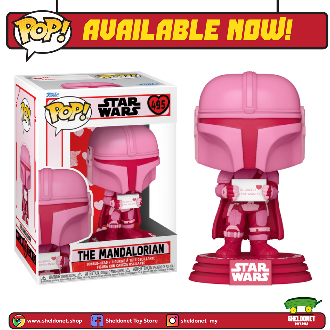 FUNKO Pop! Star Wars: Valentines - The Mandalorian 3 FUNKO Pop! Star Wars: Valentines - The Mandalorian