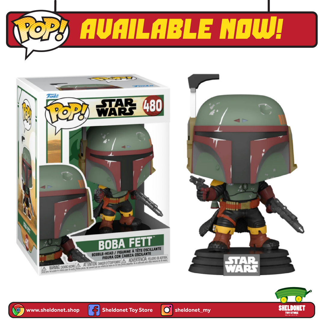 FUNKO Pop! Star Wars: The Book Of Boba Fett - Boba Fett 3 FUNKO Pop! Star Wars: The Book Of Boba Fett - Boba Fett