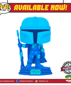 FUNKO Pop! Star Wars: The Mandalorian - The Mandalorian (Hologram) (Glow In The Dark) [Exclusive]
