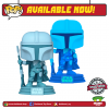 FUNKO Pop! Star Wars: The Mandalorian - The Mandalorian (Hologram) (Glow In The Dark) [Exclusive]