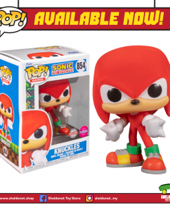FUNKO Pop! Games: Sonic The Hedgehog - Knuckles (Flocked) [Exclusive] [Targetcon 2022]