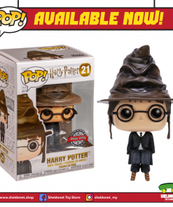 FUNKO Pop! Movies: Harry Potter - Harry Potter With Sorting Hat [Exclusive]