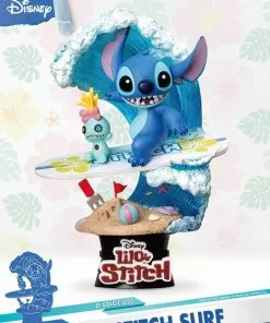 Beast Kingdom [STITCH BUYING FRENZY] Diorama Select DS-030 Disney Lilo & Stitch: Stitch Surf-Up Diorama