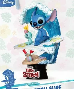 Beast Kingdom [STITCH BUYING FRENZY] Diorama Select DS-030 Disney Lilo & Stitch: Stitch Surf-Up Diorama