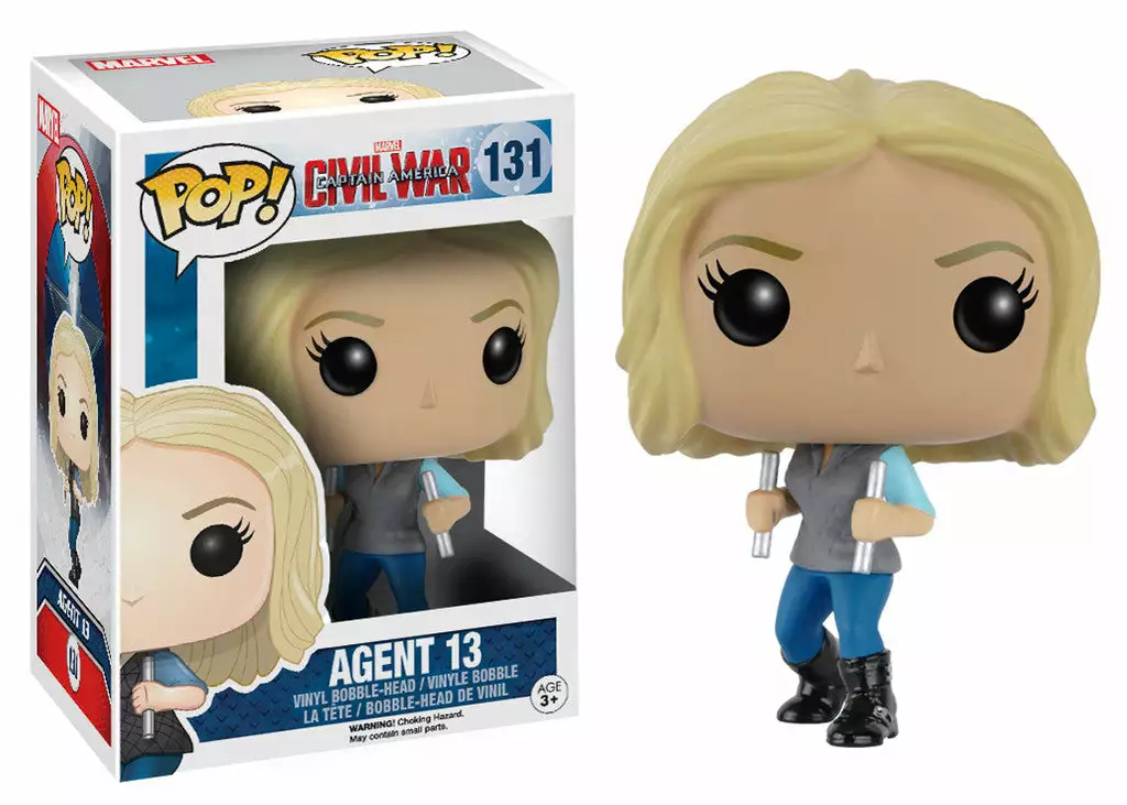 FUNKO Pop! Marvel: Captain America 3: Civil War - Agent 13 3 FUNKO Pop! Marvel: Captain America 3: Civil War - Agent 13