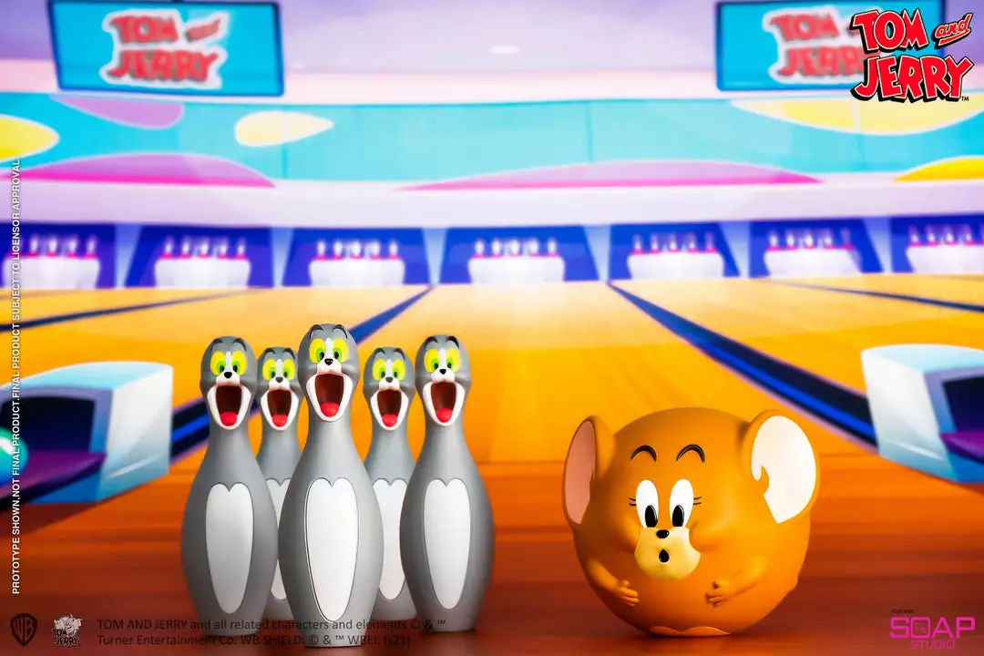 Beast Kingdom: Soap Studio - Tom And Jerry - Bowling Figures 8 Beast Kingdom: Soap Studio - Tom And Jerry - Bowling Figures