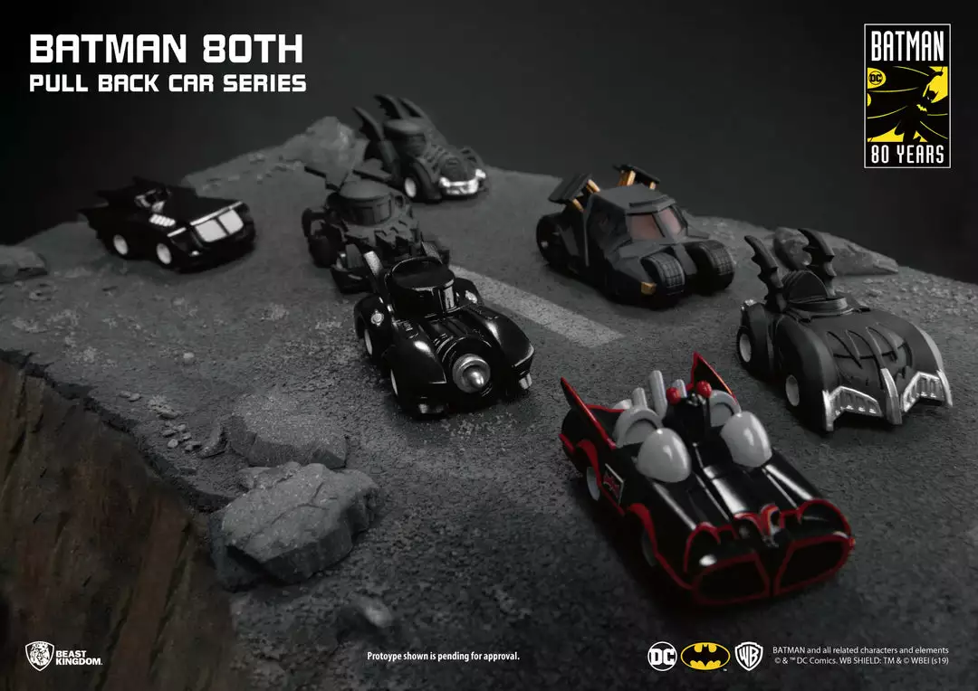 Beast Kingdom: Batman 80th Pull Back Car Series - Comes In 7 Collections (Year Series 1966, 1992, 1995, 1997, 2005, 2017) 3 Beast Kingdom: Batman 80th Pull Back Car Series - Comes In 7 Collections (Year Series 1966, 1992, 1995, 1997, 2005, 2017)