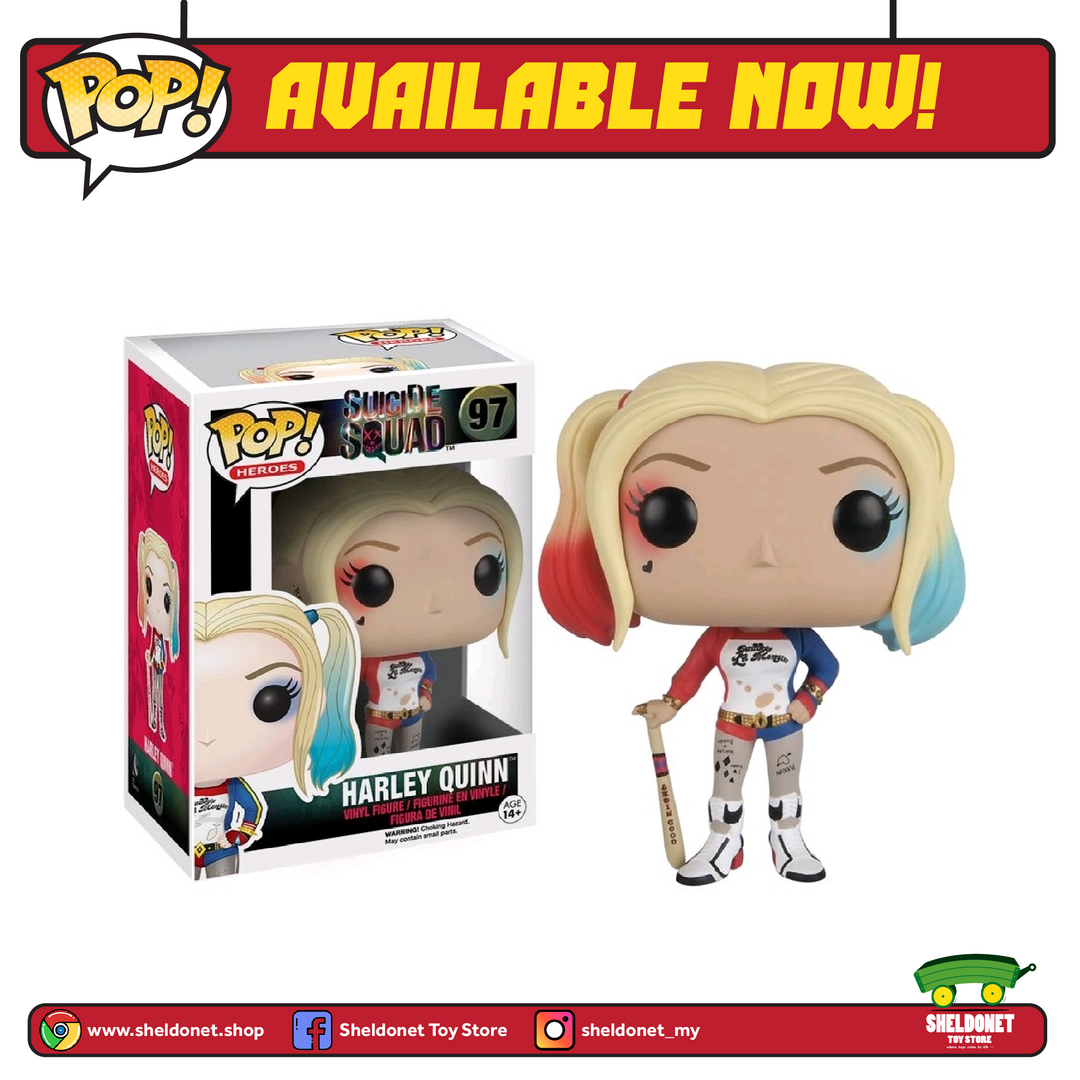 FUNKO Pop! Heroes: Suicide Squad - Harley Quinn 3 FUNKO Pop! Heroes: Suicide Squad - Harley Quinn