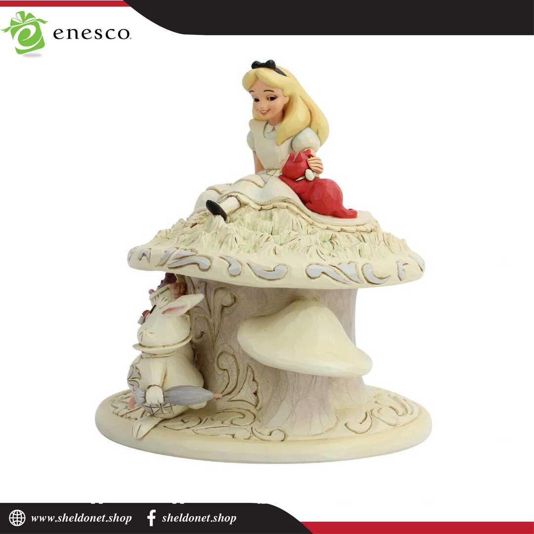 Enesco: Disney Traditions - White Woodland Alice 5 Enesco: Disney Traditions - White Woodland Alice