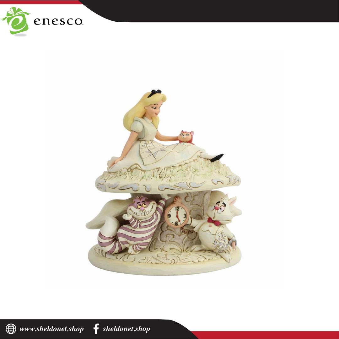 Enesco: Disney Traditions - White Woodland Alice 4 Enesco: Disney Traditions - White Woodland Alice