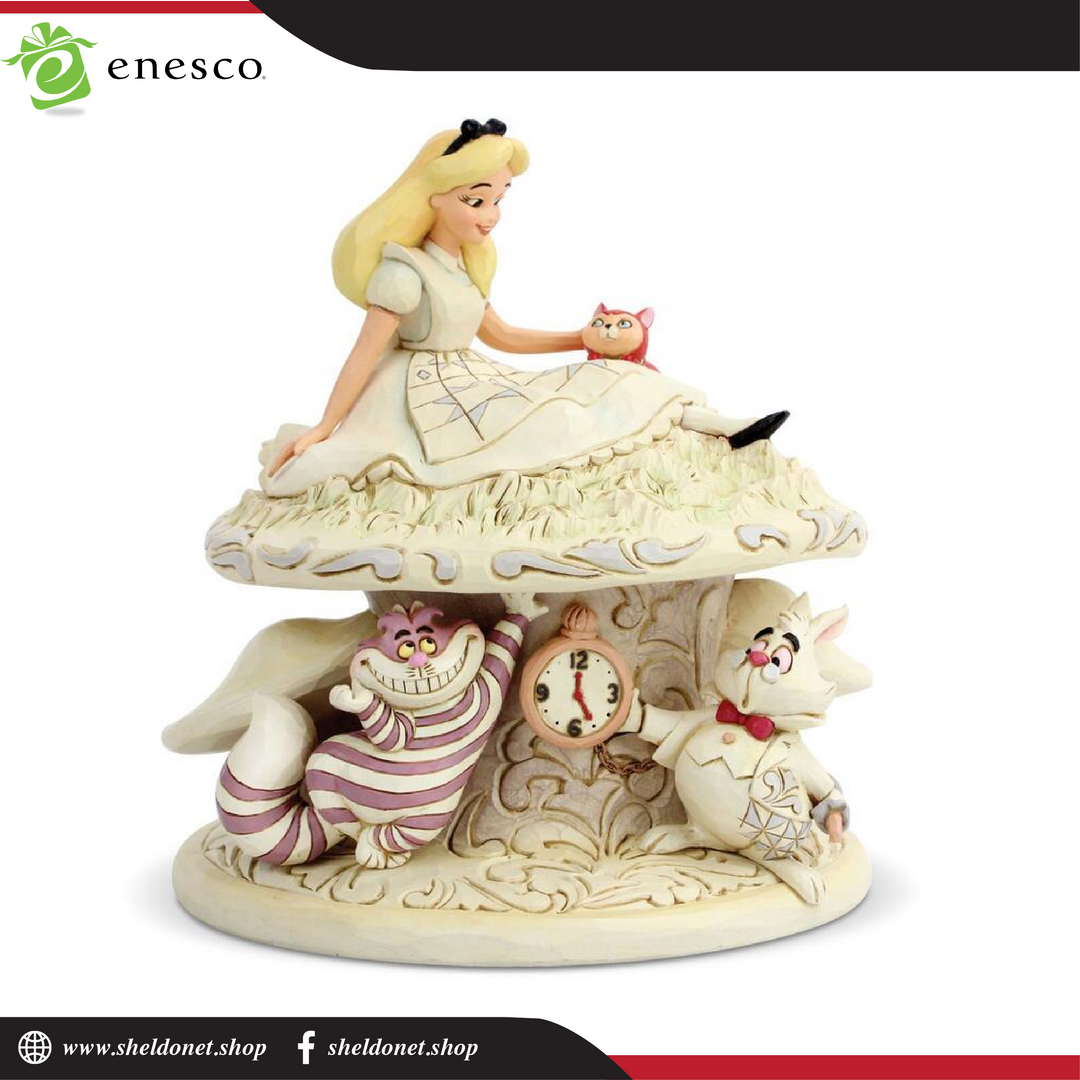 Enesco: Disney Traditions - White Woodland Alice 3 Enesco: Disney Traditions - White Woodland Alice