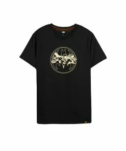 Beast Kingdom: Batman Series: Golden Logo Tee (Black)