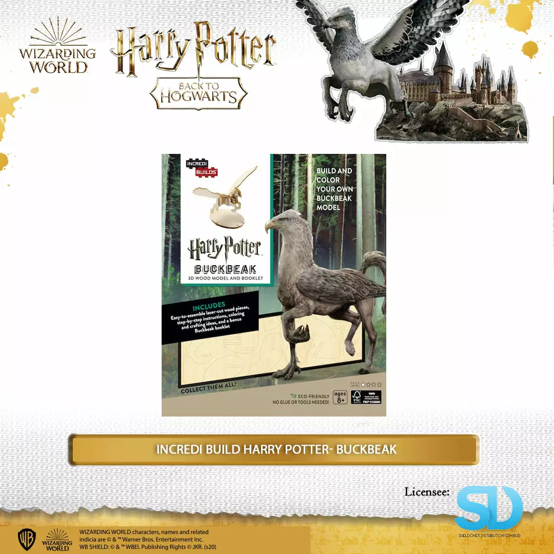 Wizarding World Team Green: Incredi Build Harry Potter - Buckbeak 3 Wizarding World Team Green: Incredi Build Harry Potter - Buckbeak