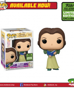 FUNKO [IN-STOCK] Pop! Disney: Beauty & The Beast - Belle In Grey Dress With Book [Spring Convention Exclusive 2021]