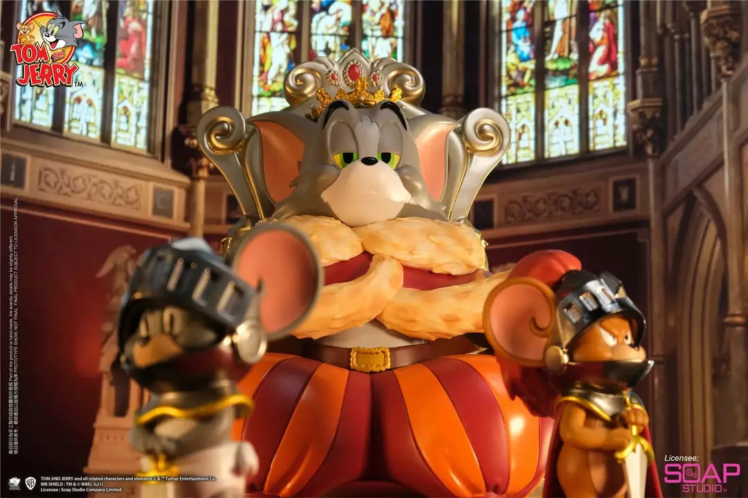 Beast Kingdom: Soap Studio - Tom And Jerry - Royal Court Tom Figure 4 Beast Kingdom: Soap Studio - Tom And Jerry - Royal Court Tom Figure