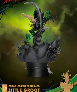 Beast Kingdom: DIORAMA STAGE-068-Maximum Venom-LITTLE GROOT