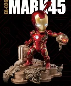 Beast Kingdom Avengers: Age Of Ultron - Iron Man Mark 45 Battle Statue EA-026