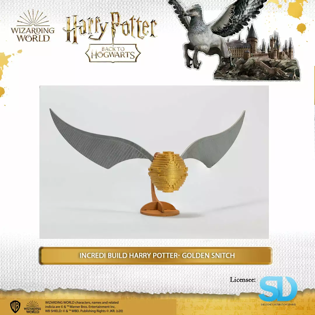 Wizarding World Team Green: Incredi Build Harry Potter - Golden Snitch 4 Wizarding World Team Green: Incredi Build Harry Potter - Golden Snitch
