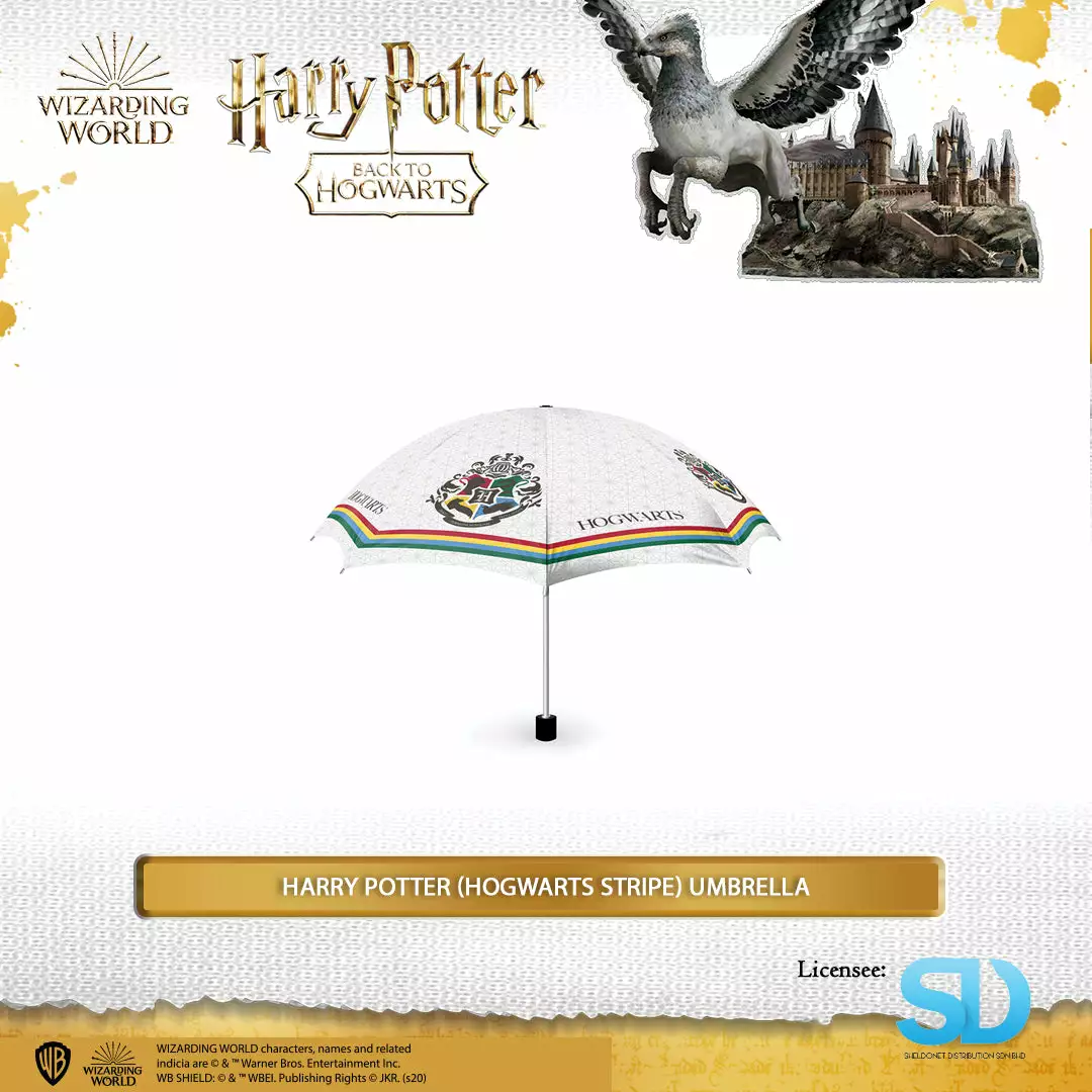 Wizarding World Pyramid International: Harry Potter (Hogwarts Stripe) Umbrella 3 Wizarding World Pyramid International: Harry Potter (Hogwarts Stripe) Umbrella