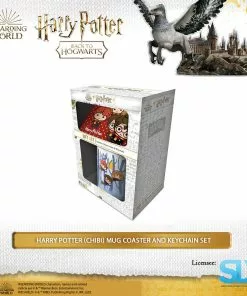 Pyramid International: Harry Potter (Chibi) Mug Coaster And Keychain Set Wizarding World