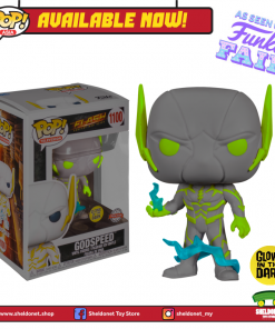 FUNKO [IN-STOCK] Pop! Heroes: The Flash - Godspeed (Glow In The Dark) [Exclusive]