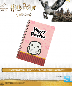 Wizarding World Harry Potter: Spiral Notebook - (Hedwig Chibi Style)