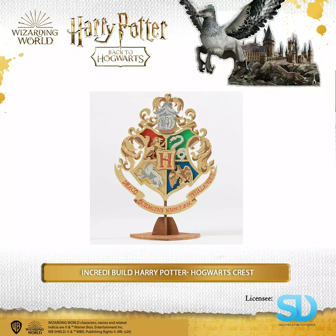 Team Green: Incredi Build Harry Potter - Hogwarts Crest Wizarding World 4 Team Green: Incredi Build Harry Potter - Hogwarts Crest Wizarding World