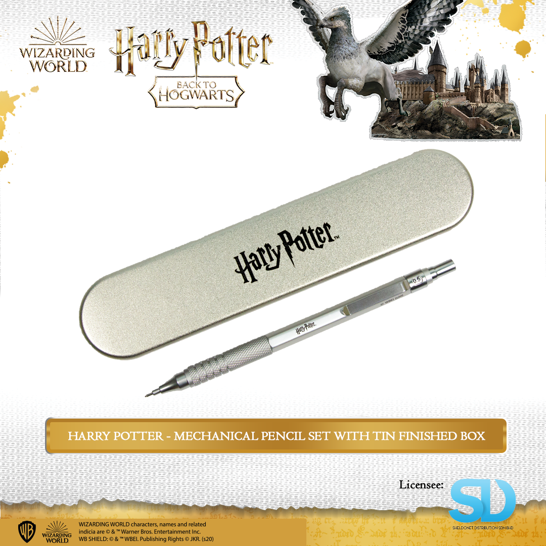 Wizarding World: Harry Potter Mechanical Pencil Set With Tin Finished Box 3 Wizarding World: Harry Potter Mechanical Pencil Set With Tin Finished Box