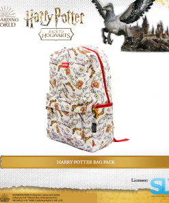 Wizarding World: Hedwig With Logos Featured Laptop Bag