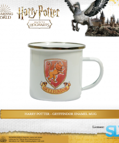 Wizarding World: Harry Potter - Hogwarts Houses Logo Enamel Mug