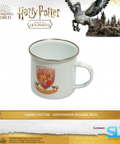 Wizarding World: Harry Potter - Hogwarts Houses Logo Enamel Mug