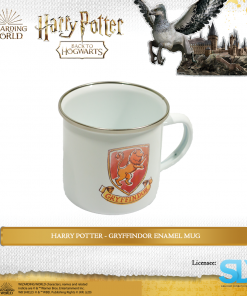 Wizarding World: Harry Potter - Hogwarts Houses Logo Enamel Mug