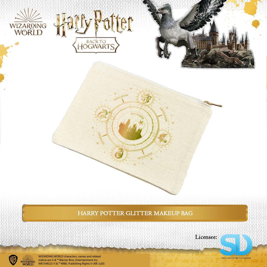 Wizarding World: Harry Potter Glitter Makeup Bag 3 Wizarding World: Harry Potter Glitter Makeup Bag