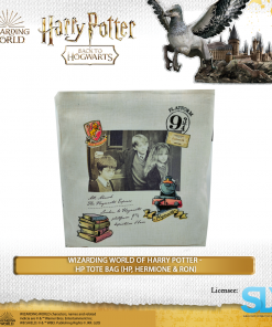 Wizarding World Of Harry Potter - Harry Potter Linen Tote Bag (Harry Potter,Hermione & Ron)