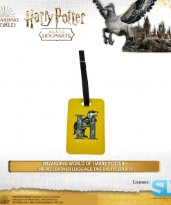 Wizarding World Of Harry Potter - Harry Potter Pu Leather Luggage Tag (Hufflepuff)