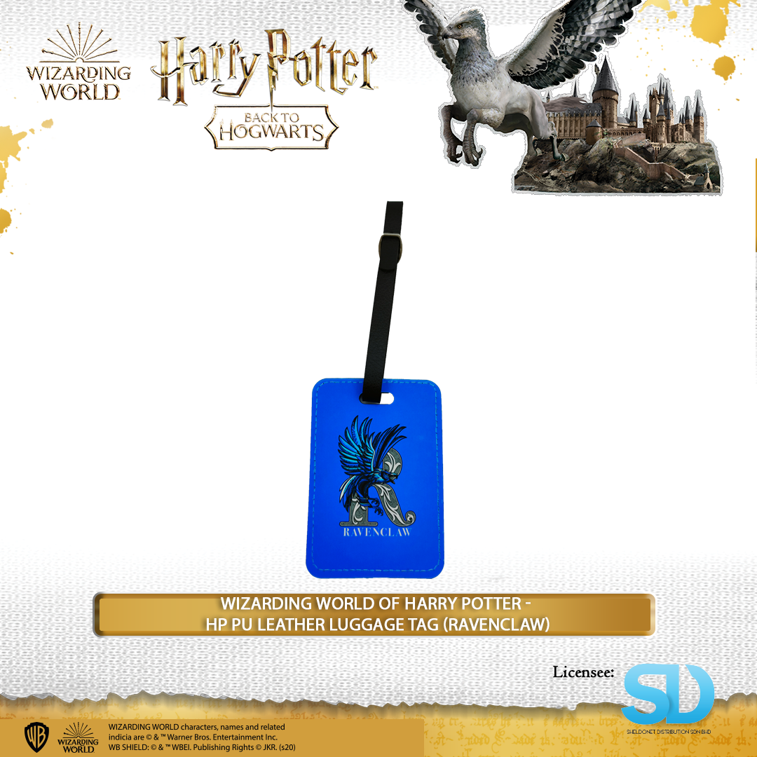 Wizarding World Of Harry Potter - Harry Potter Pu Leather Luggage Tag (Ravenclaw) 3 Wizarding World Of Harry Potter - Harry Potter Pu Leather Luggage Tag (Ravenclaw)