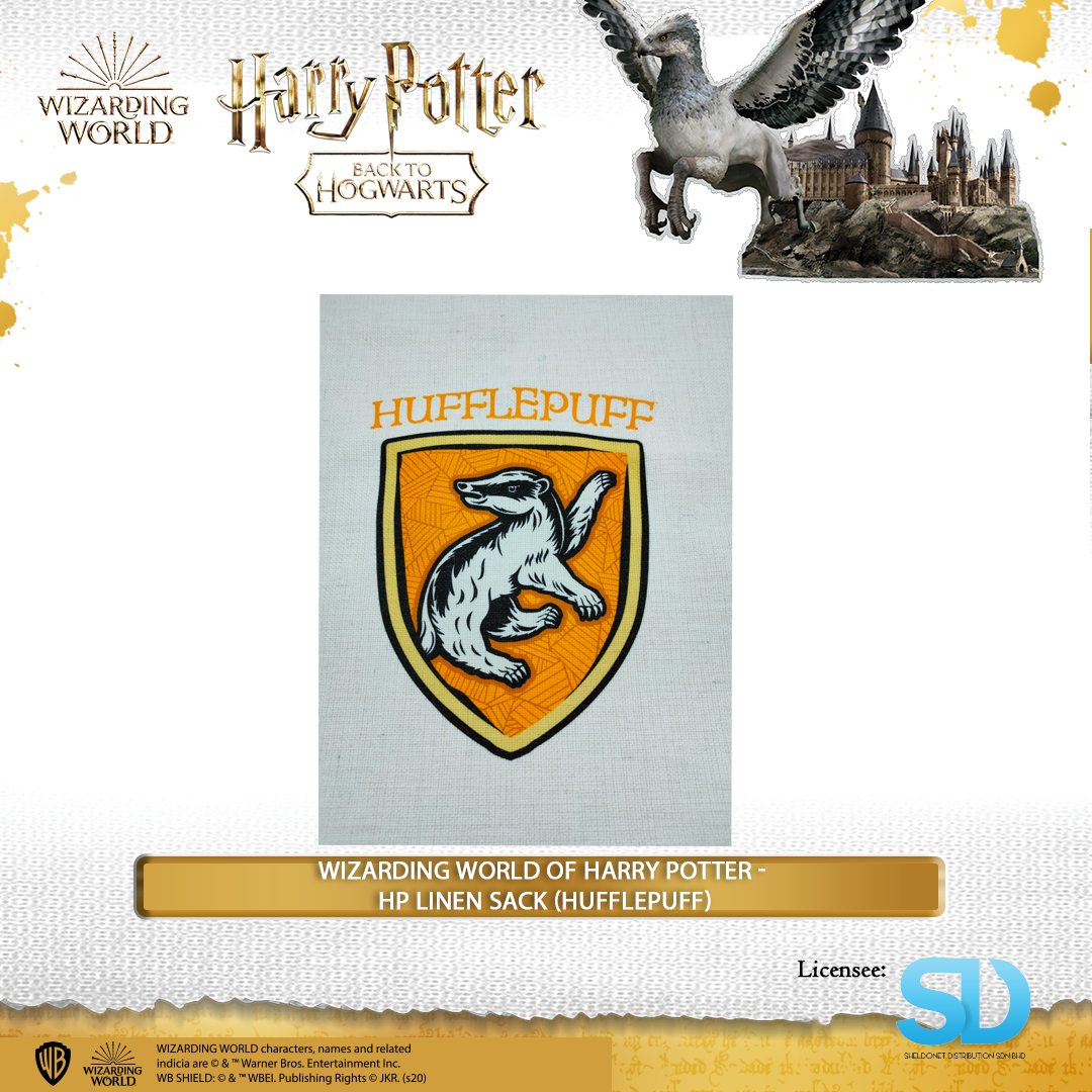 Wizarding World Of Harry Potter - Harry Potter Linen Sack (Hufflepuff) 4 Wizarding World Of Harry Potter - Harry Potter Linen Sack (Hufflepuff)
