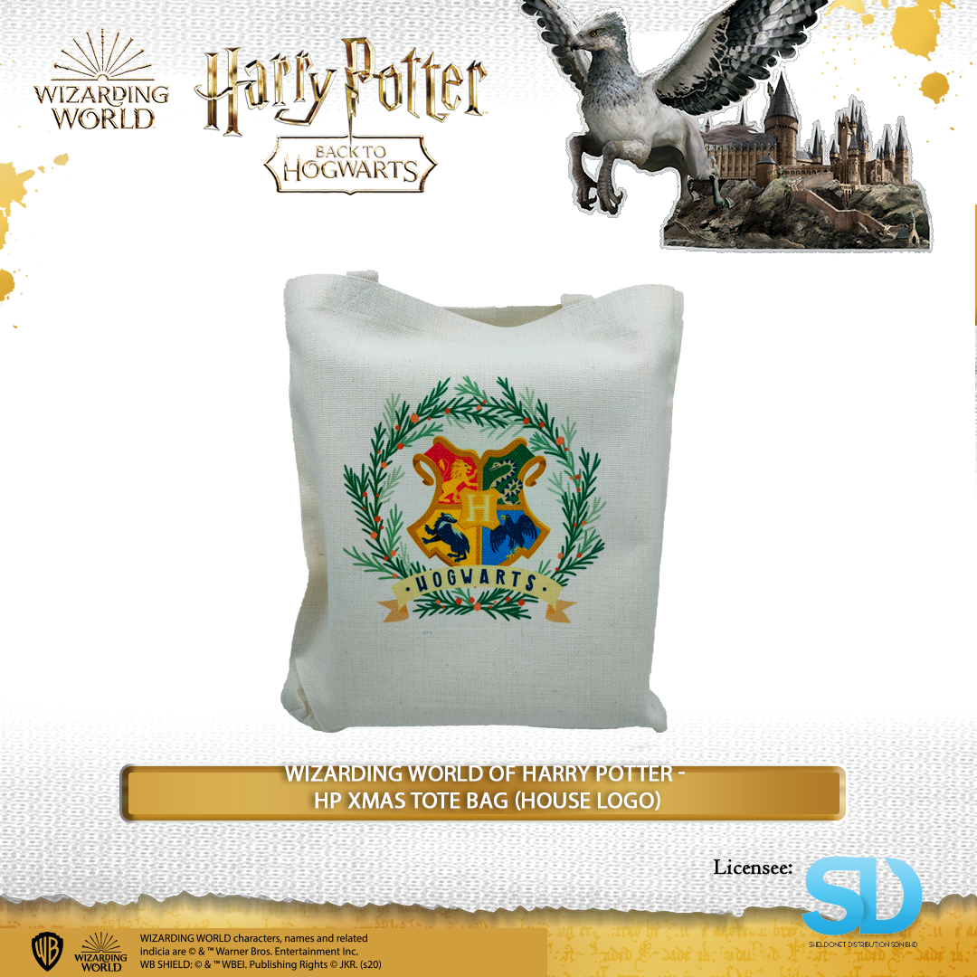 Wizarding World Of Harry Potter - Harry Potter Xmas Totebag (House Logo) 3 Wizarding World Of Harry Potter - Harry Potter Xmas Totebag (House Logo)