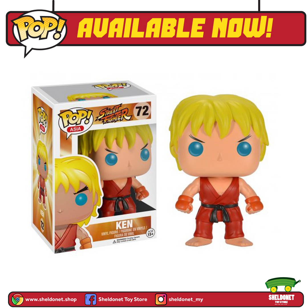 FUNKO Pop! Asia: Street Fighter Series 1 - Ken 3 FUNKO Pop! Asia: Street Fighter Series 1 - Ken