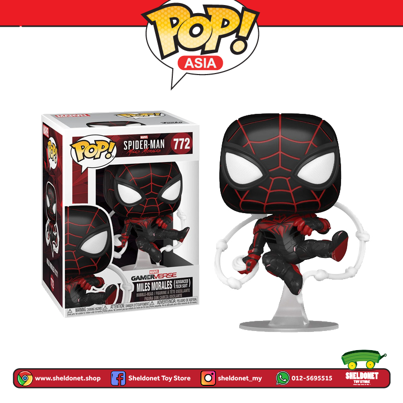 FUNKO Pop! Games: Miles Morales - Miles Morales In Advanced Tech Suit 4 FUNKO Pop! Games: Miles Morales - Miles Morales In Advanced Tech Suit