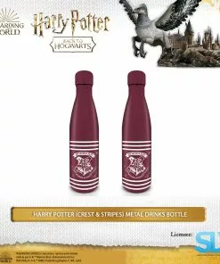 Pyramid International: Harry Potter (Crest & Stripes) Metal Drinks Bottle Wizarding World