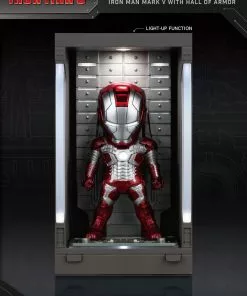 Beast Kingdom: MEA-015 Iron Man 3 /Iron Man Mark V With Hall Of Armor