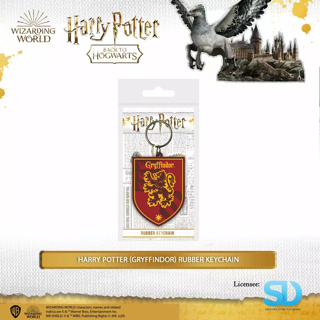 Pyramid International: Harry Potter (Gryffindor) Rubber Keychain 3 Pyramid International: Harry Potter (Gryffindor) Rubber Keychain