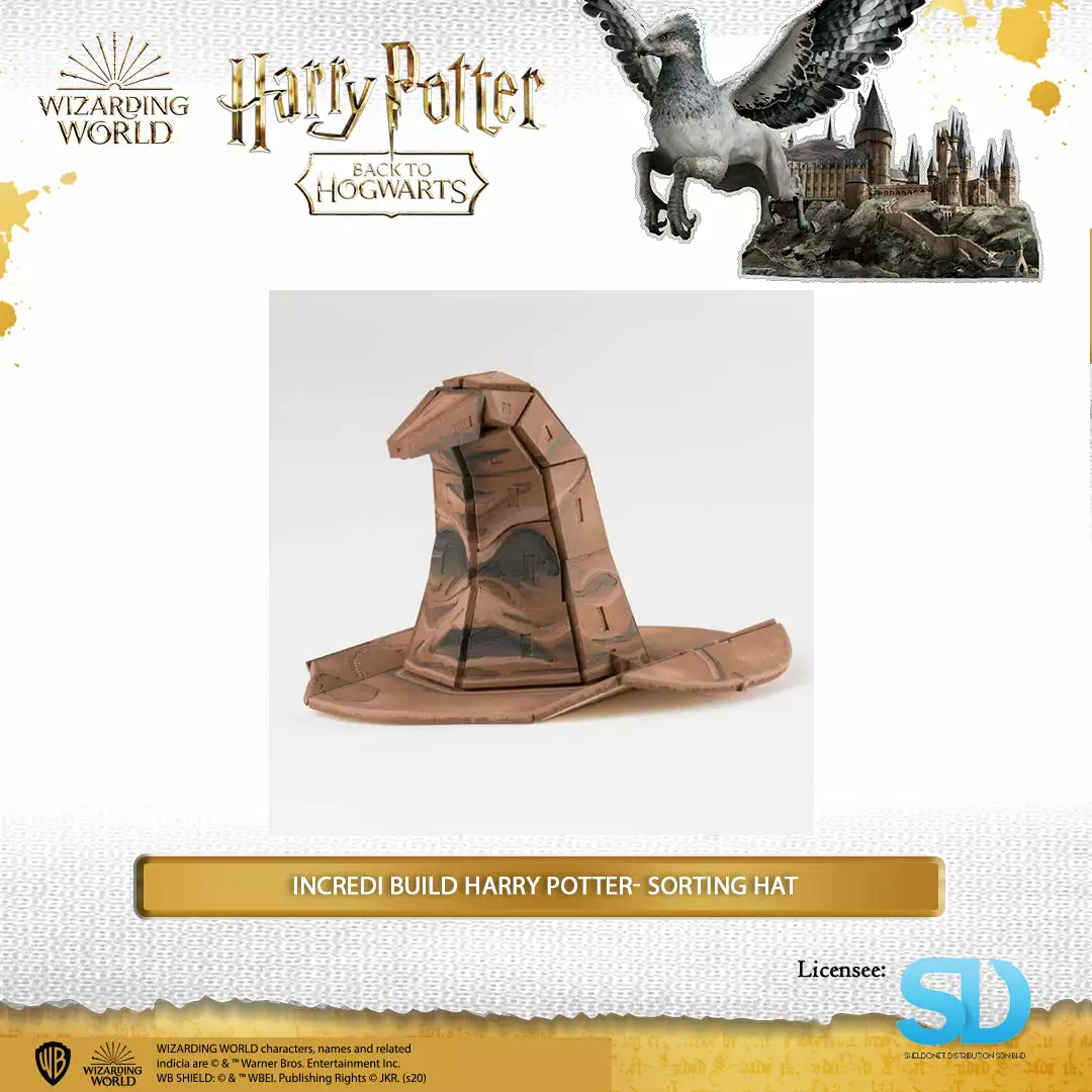 Wizarding World Team Green: Incredi Build Harry Potter - Sorting Hat 4 Wizarding World Team Green: Incredi Build Harry Potter - Sorting Hat