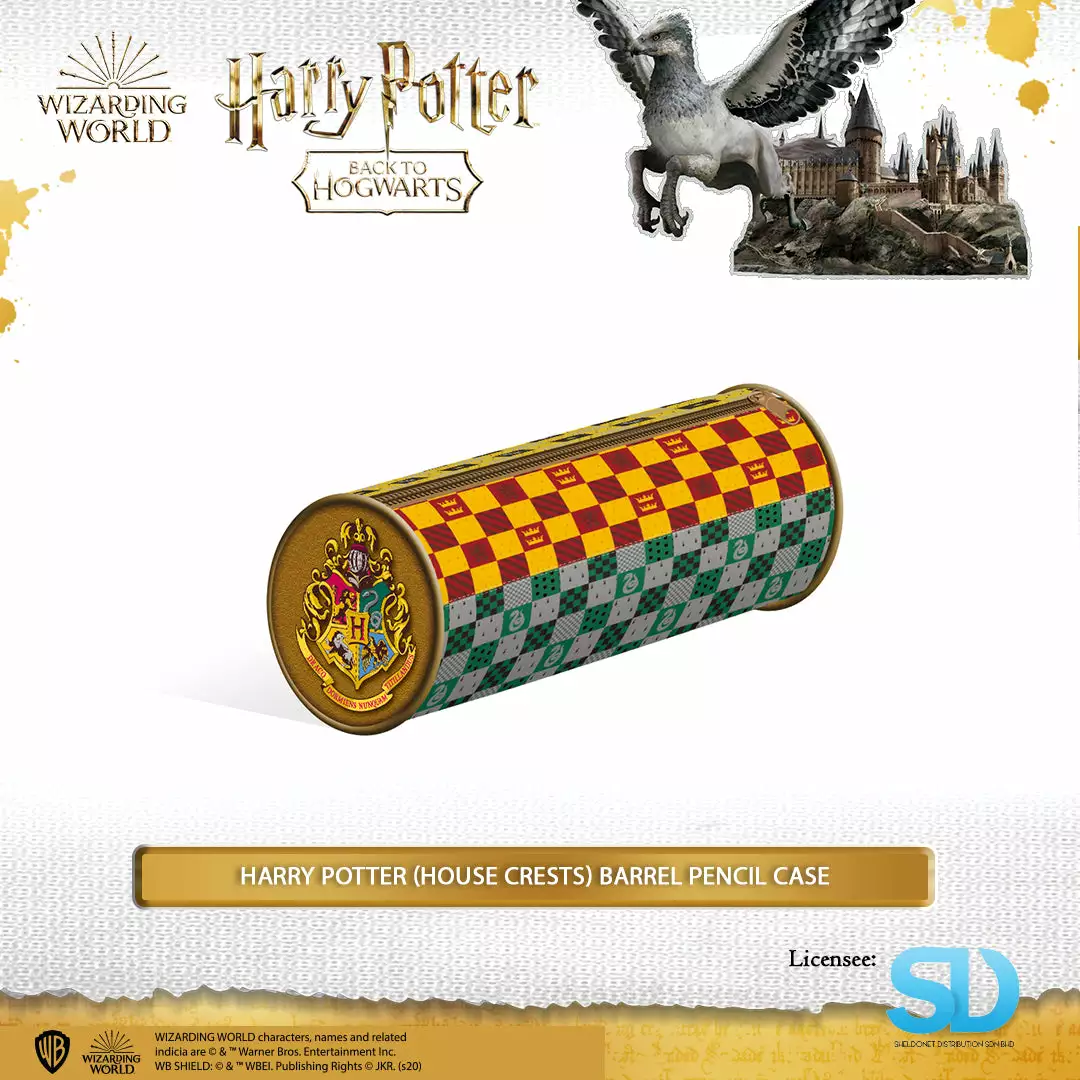 Pyramid International: Harry Potter (House Crests) Barrel Pencil Case 3 Pyramid International: Harry Potter (House Crests) Barrel Pencil Case