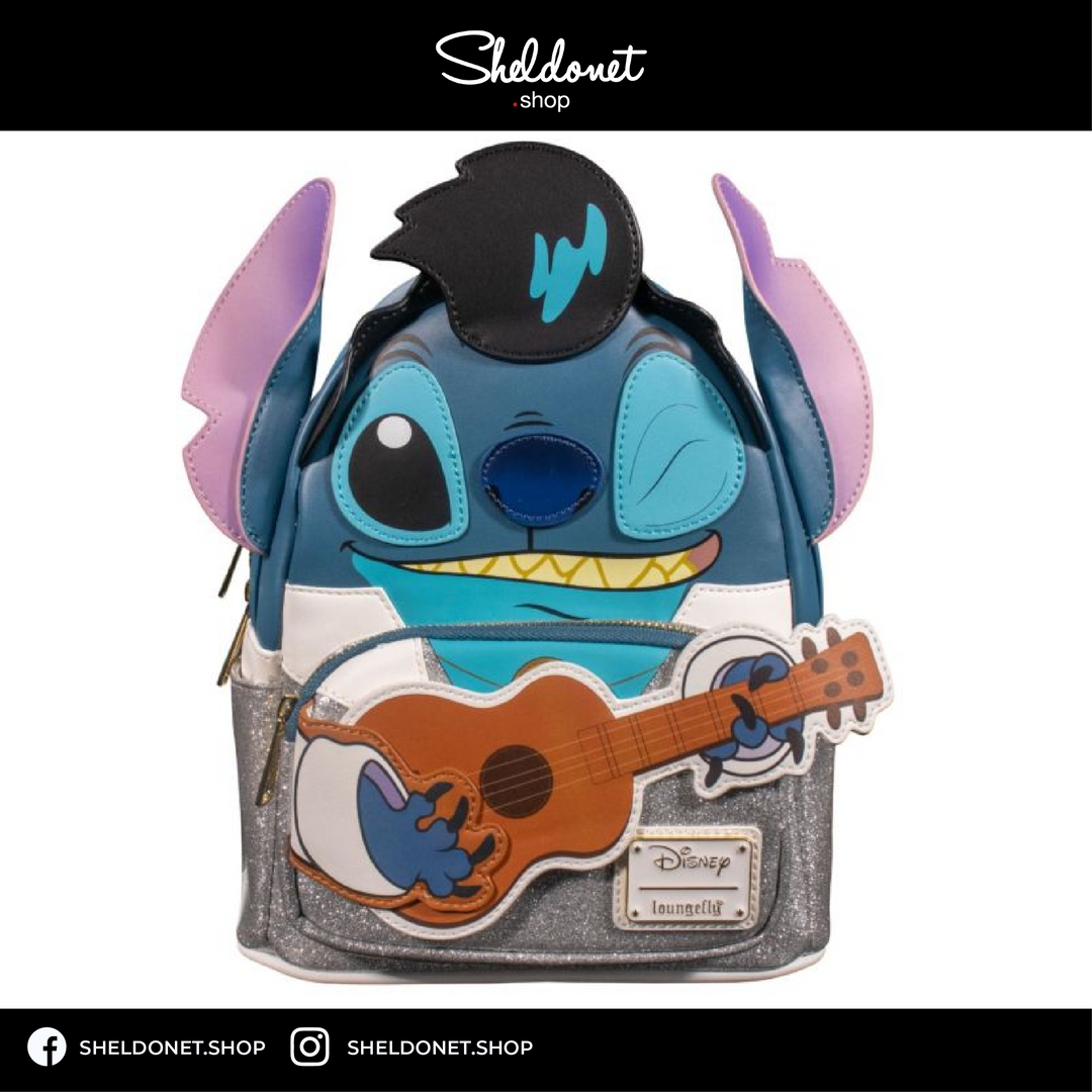Loungefly: Lilo & Stitch - Elvis Stitch Cosplay Mini Backpack 3 Loungefly: Lilo & Stitch - Elvis Stitch Cosplay Mini Backpack