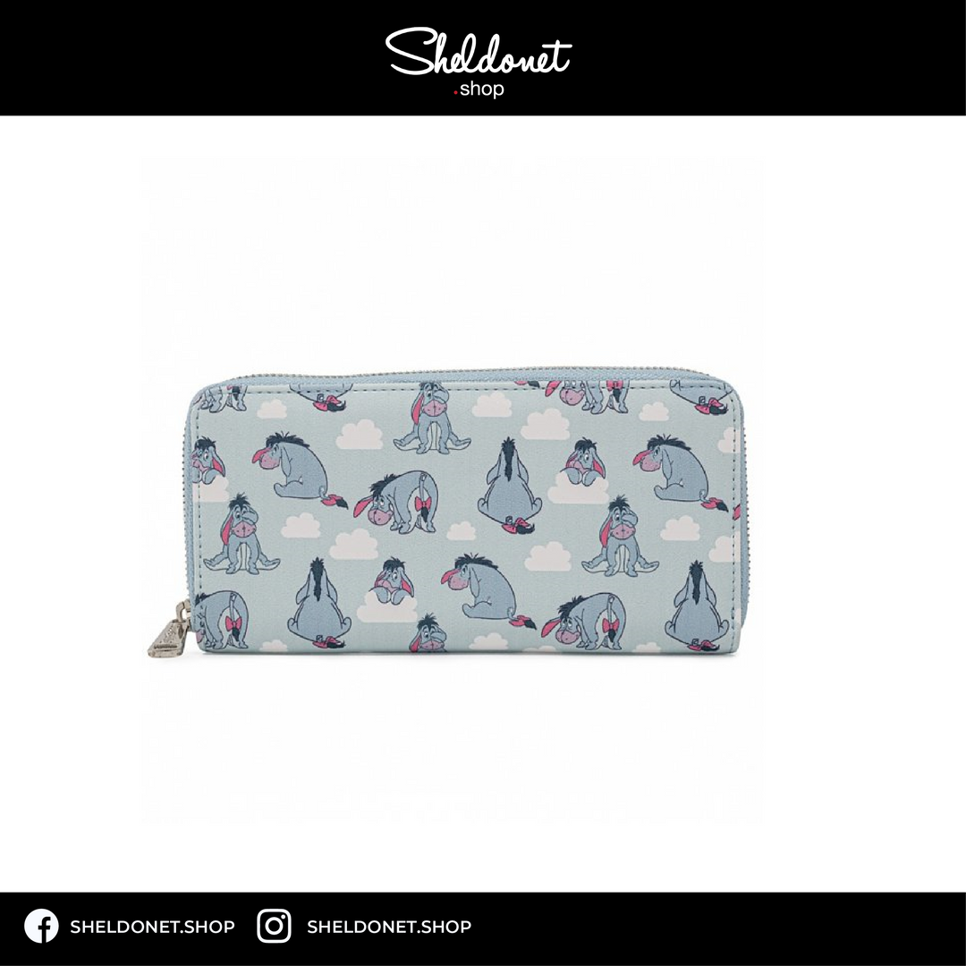 Loungefly: Disney - Eeyore All Over Zip Around Wallet 7 Loungefly: Disney - Eeyore All Over Zip Around Wallet