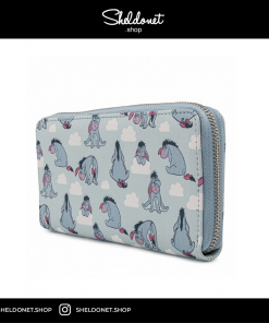 Loungefly: Disney - Eeyore All Over Zip Around Wallet