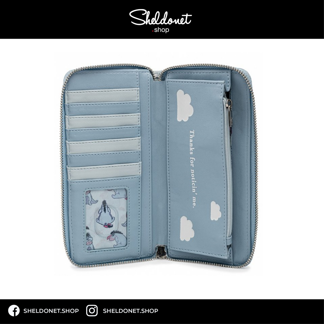 Loungefly: Disney - Eeyore All Over Zip Around Wallet 4 Loungefly: Disney - Eeyore All Over Zip Around Wallet